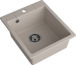 Превью картинка Кварцевая мойка GranFest GF-URBAN 242 Песочный #2