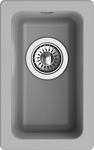 Превью картинка Гранитная мойка Rivelato BERKANA 25 подст.монтаж 1-чаш 305*455 Серый 803 #1