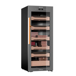 Превью картинка Хьюмидор Холодильник (шкаф) для сигар компрессорный Meyvel MC-200BK (PRO) #1