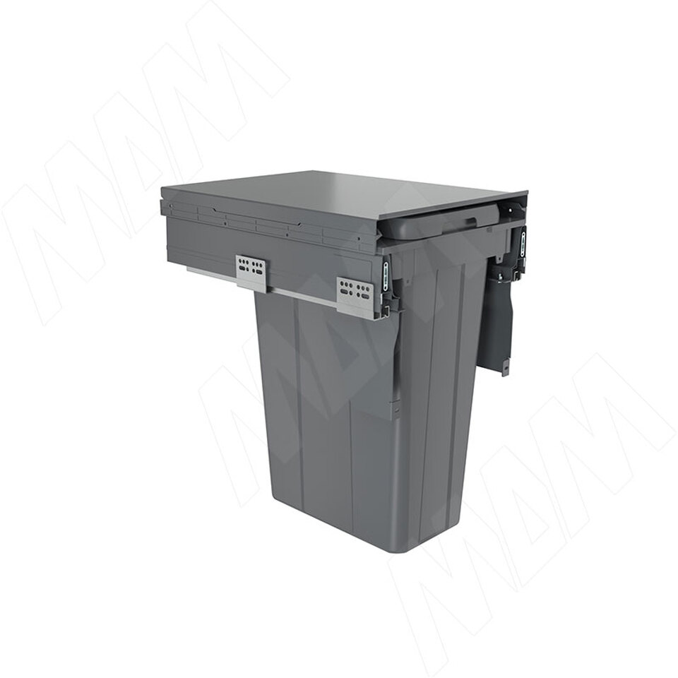 Фото PULSE PROBOX LT F40 Система сортировки и хранения, 1 емкость (1x35), креп. фасада, полн.выдв., плавн.закр.,  графит (BRD401-35DG)