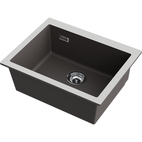Картинка Omoikiri Omishima 60-U-SG Matt Natceramic/stone grey матовый