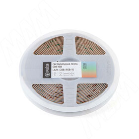 Картинка PULSE ЛЮКС COB лента светодиодная, RGB, 840 диодов, 24V, 5 м,  IP20, 15W/1м, LUX (LS24-COB-RGB-15)