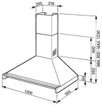 Превью картинка Купольная вытяжка Smeg KD120HXE #2
