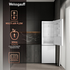 Превью картинка Холодильник с нижней морозилкой Weissgauff WRK 185 Total NoFrost Inverter White Glass #4