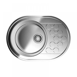 Превью картинка Металлическая мойка Omoikiri Kasumigaura 65-IN нерж. сталь/нержавеющая сталь #1