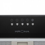 Превью картинка Полновстраиваемая вытяжка KRONA RUNA 600 black PB #4