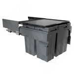 Превью картинка PULSE PROBOX MAX F60 Система сортировки и хранения, 4 емкости (2x13+2x24), креп. фасада, полн.выдв., плавн.закр., графит (MBN604-74DGMAX) #2