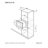 Превью картинка Печь микроволновая встраиваемая Lex BIMO 25.01 Black #7