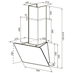 Превью картинка Наклонная вытяжка KRONA BELINDA 600 white SGC max #16