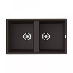 Картинка Omoikiri Tedori 86-2-DC Tetogranit/темный шоколад