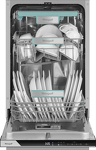 Превью картинка Посудомоечная машина 45см встраиваемая Weissgauff BDW 4535 Autoopen Timer Floor #6