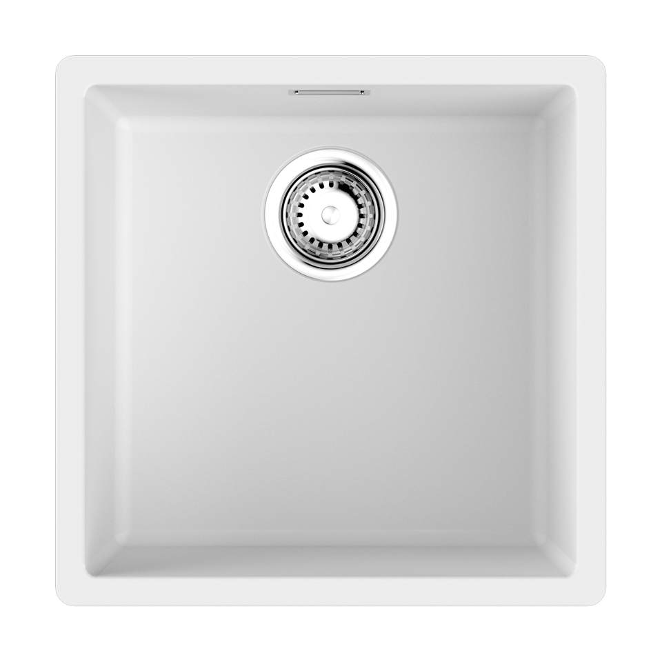 Фото Гранитная мойка Omoikiri Yamakawa 45T-Integra-WH Tetogranit/белый