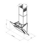 Превью картинка Наклонная вытяжка Lex MIRA 500 BLACK воздухоочиститель #10