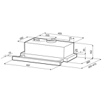 Превью картинка Встраиваемая вытяжка KRONA KAMILLA T 500 WHITE #15
