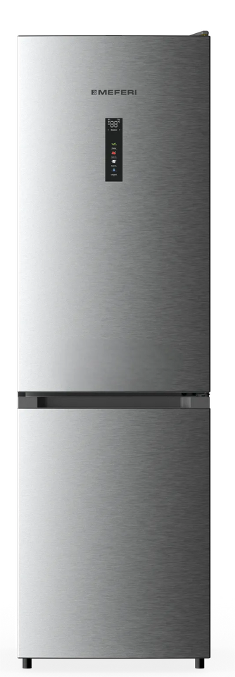 Фото Холодильник с нижней морозилкой Meferi MFR185IX TOTAL NO FROST COMBI ULTRA