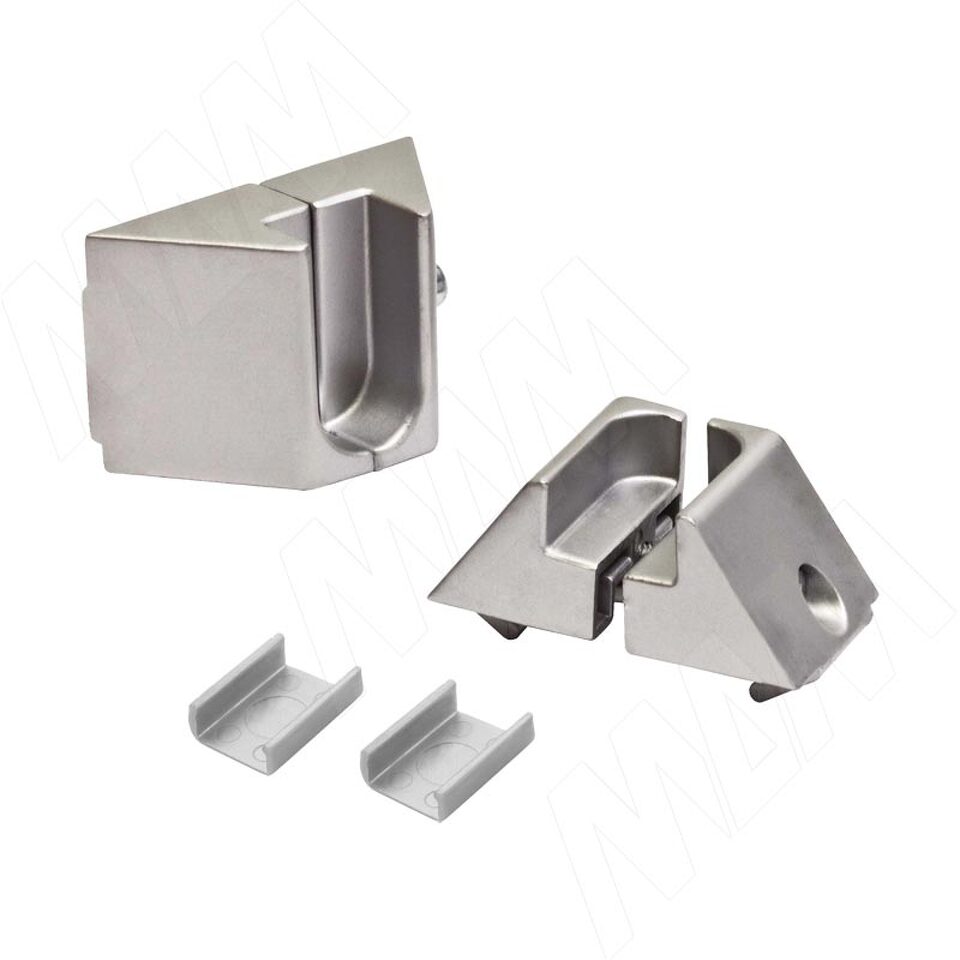 Фото Eureka SLIM держатель для штанги, компл. из двух держателей, серебро (SL3529)