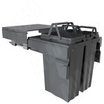 Превью картинка PULSE PROBOX F60 Система сортировки и хранения, 3 емкости (2x16+1x37), креп. фасада, полн.выдв., плавн.закр., крышка-полка, графит (MBN603-69DGMID) #3