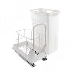 Превью картинка PULSE HAMPER LW30 Корзина для белья выдвижная, 1 емкость (35л), напр.полн.выдв., плавн.закр., цвет белый (LHW301-35WT) #2