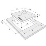 Превью картинка Газовая варочная панель KRONA CALORE 60 BL #10