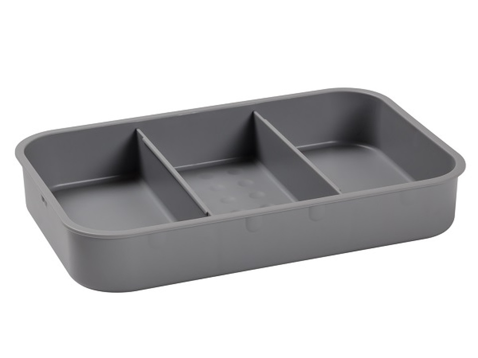 Фото NinkaPlast Крышка с тремя отделениями для мелочей для системы MOBIL, серый