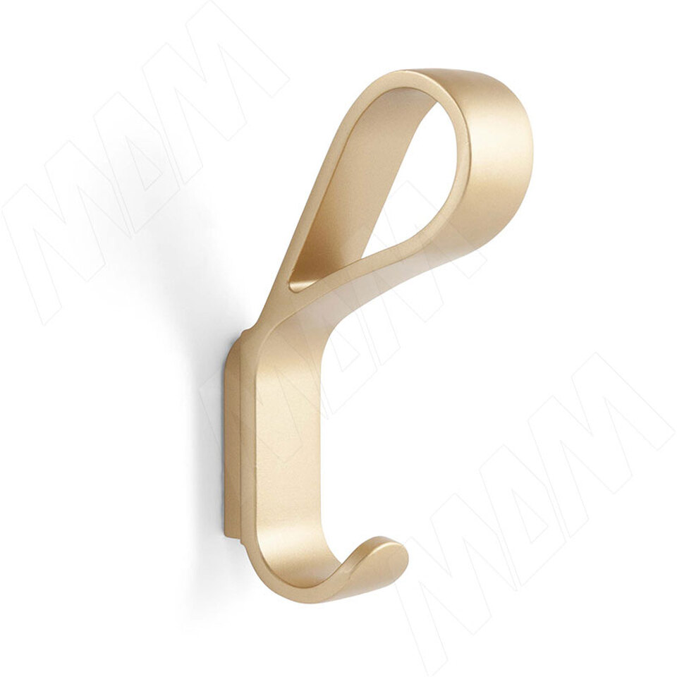 Фото PULSE БЕЛТ Крючок двухрожковый золото матовое, BELT (HK.43.GA)