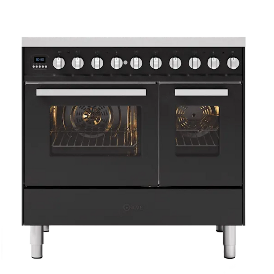 Фото Центр варочный ILVE Pro Line LD09FWM3 матовый графит (сатинированная сталь)