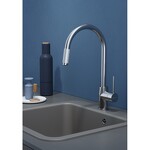 Превью картинка Смеситель для кухни Omoikiri Tamura-BN латунь/нержавеющая сталь #3