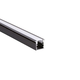 Картинка Duslar Комплект из алюминиевого профиля и рассеивателя DLIGHT RUT, врезной, длина 3000 мм, антрацит/белый