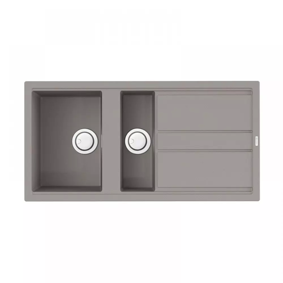 Фото Гранитная мойка Omoikiri Kitagawa 100-2-GR Artceramic/leningrad grey