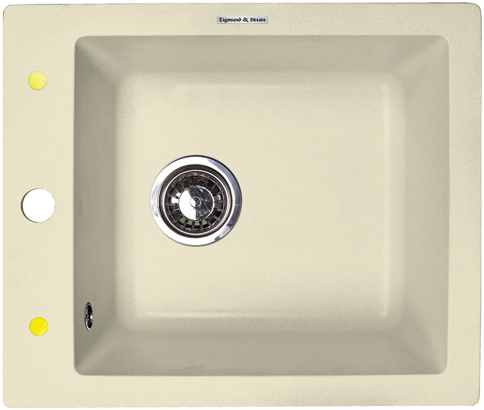 Фото Гранитная мойка Zigmund & Shtain PLATZ 425 Молодое шампанское