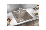 Превью картинка Гранитная мойка Blanсo DALAGO 45 SILGRANIT PuraDur серый беж с клапаном-автоматом #3