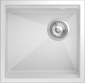 Картинка Rivelato LINO 454-R 1-чаш 450*440 Белый 101