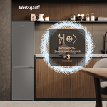 Превью картинка Холодильник с нижней морозилкой Weissgauff WRK 1520 Defrost Silver #10