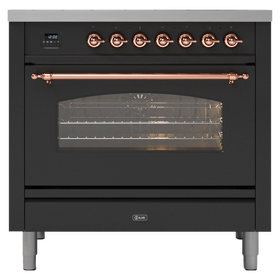 Картинка ILVE P09PNE3/MGP матовый графит (фурн. медь)