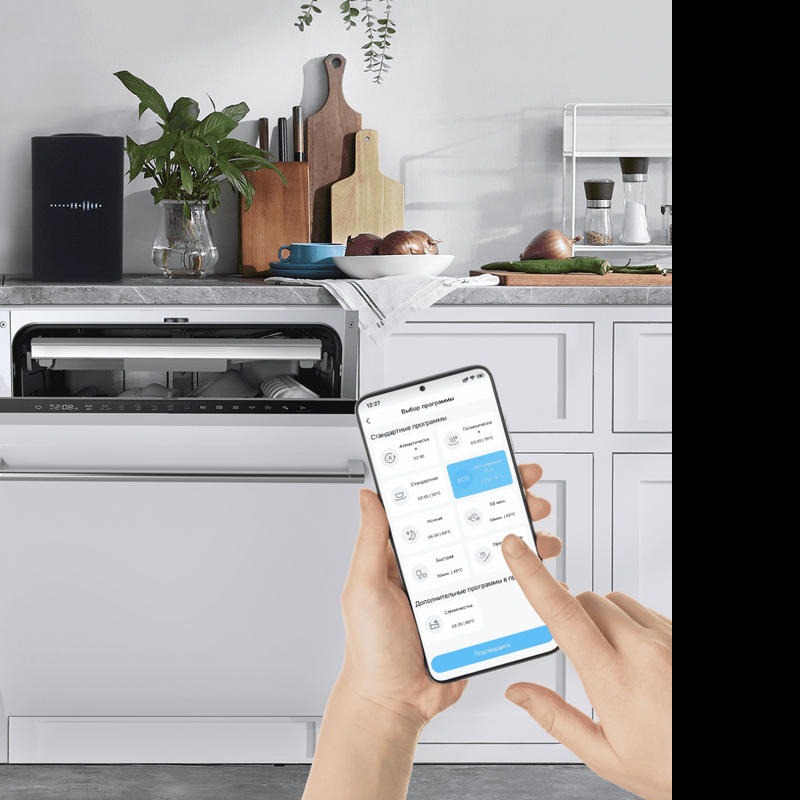 Преимущества Посудомоечная машина 45см встраиваемая Midea MID45S340i