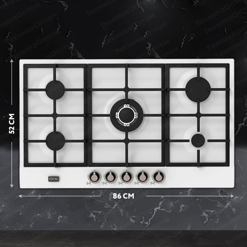 Преимущества Газовая варочная панель Körting HG 961 CTSI