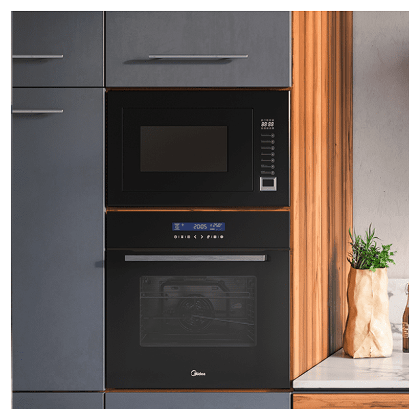 Преимущества Печь микроволновая встраиваемая Midea TG925B8D-BL