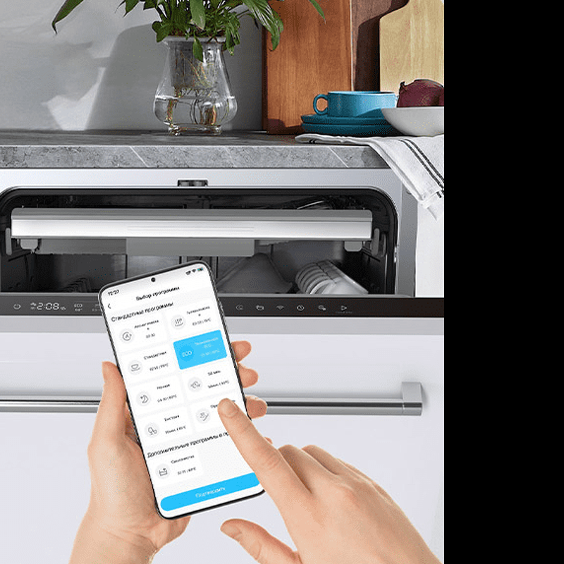 Преимущества Посудомоечная машина 60см встраиваемая Midea MID60S140i